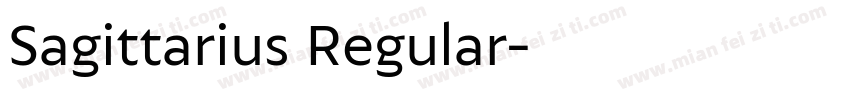 Sagittarius Regular字体转换